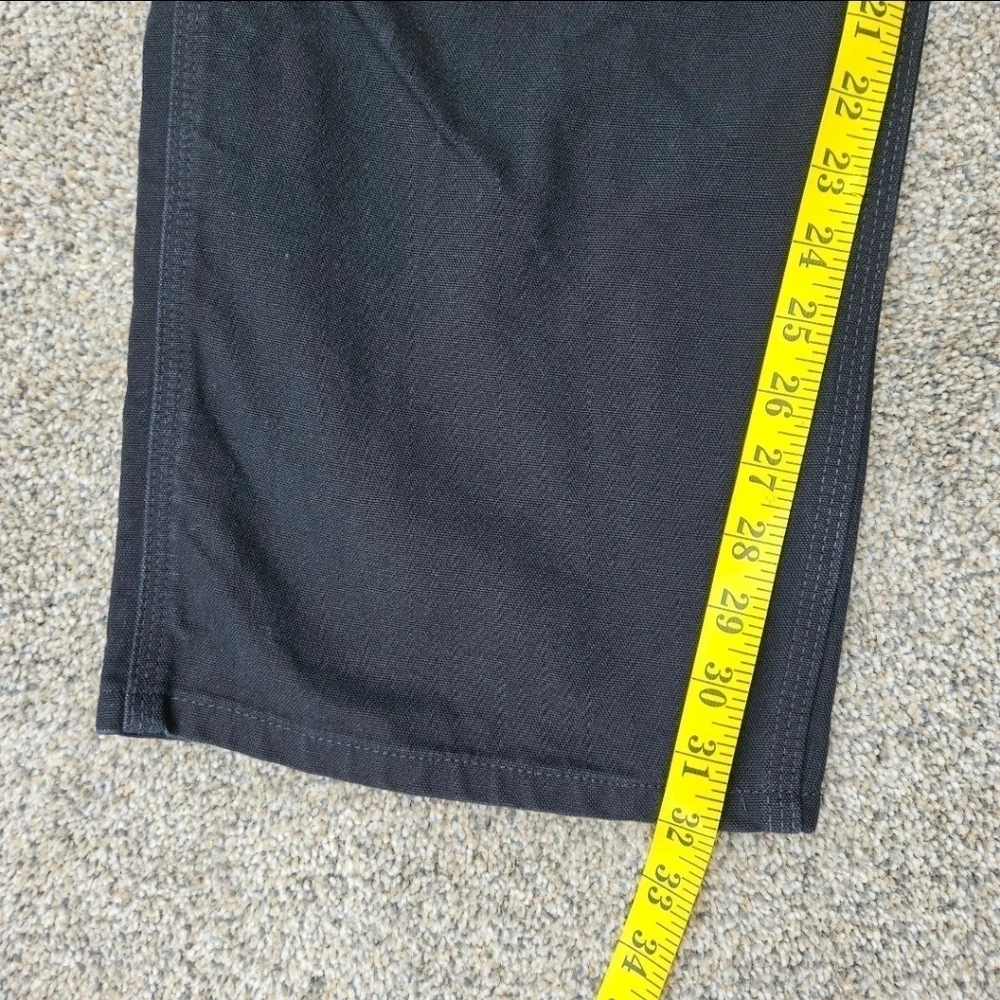 Carhartt Pants Dungaree Fit Cargo Work Pants Black B11 BLK Men's Size 38x32